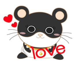 pandacat xmas and newyear winter sticker sticker #9357808