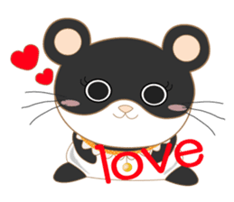 pandacat xmas and newyear winter sticker sticker #9357808