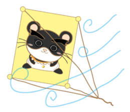 pandacat xmas and newyear winter sticker sticker #9357825