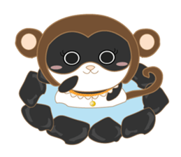 pandacat xmas and newyear winter sticker sticker #9357829