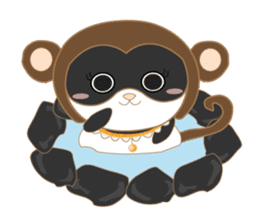 pandacat xmas and newyear winter sticker sticker #9357829