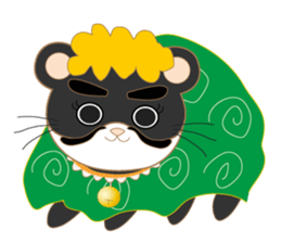 pandacat xmas and newyear winter sticker sticker #9357831