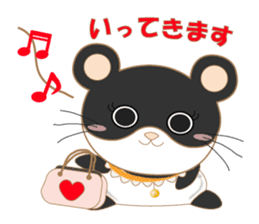 pandacat xmas and newyear winter sticker sticker #9357835