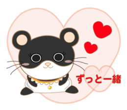 pandacat xmas and newyear winter sticker sticker #9357839