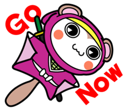 Flying squirrel ninja Momomaru(English) sticker #9358809