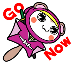 Flying squirrel ninja Momomaru(English) sticker #9358809