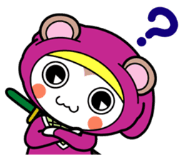 Flying squirrel ninja Momomaru(English) sticker #9358812