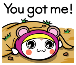 Flying squirrel ninja Momomaru(English) sticker #9358820