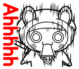 Flying squirrel ninja Momomaru(English) sticker #9358831