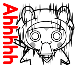 Flying squirrel ninja Momomaru(English) sticker #9358831