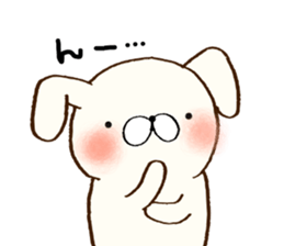 Everyday lazy rabbit sticker #9358968