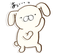 Everyday lazy rabbit sticker #9358973