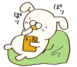 Everyday lazy rabbit sticker #9358977