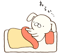 Everyday lazy rabbit sticker #9358980