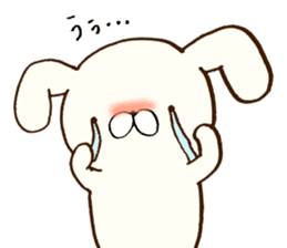 Everyday lazy rabbit sticker #9358986