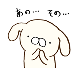 Everyday lazy rabbit sticker #9358996