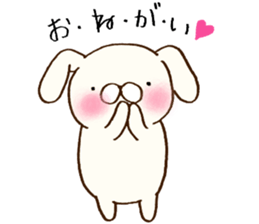 Everyday lazy rabbit sticker #9358997