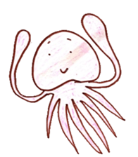 Creatures of chilling sea sticker #9359545