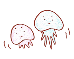 Creatures of chilling sea sticker #9359556