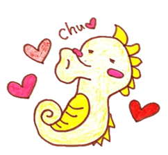 Creatures of chilling sea sticker #9359566