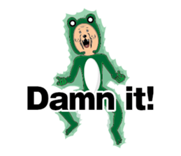 Frog G(English) sticker #9359570