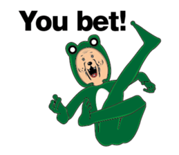 Frog G(English) sticker #9359574