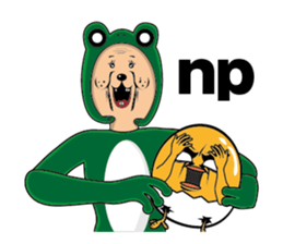 Frog G(English) sticker #9359579