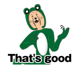 Frog G(English) sticker #9359581