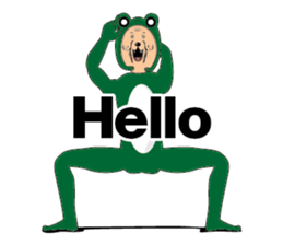 Frog G(English) sticker #9359584