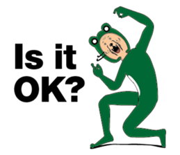 Frog G(English) sticker #9359587