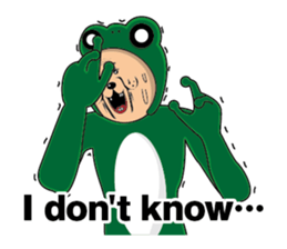 Frog G(English) sticker #9359592