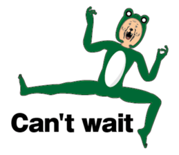 Frog G(English) sticker #9359594