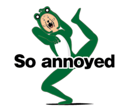 Frog G(English) sticker #9359601