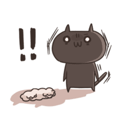 Kuro the cat Part2 sticker #9359687