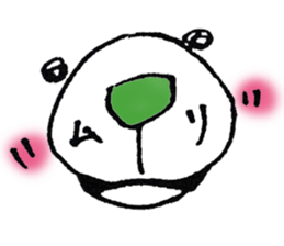 white dog's life- happy- sticker #9360061