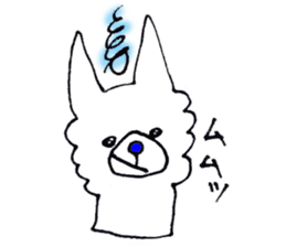 white dog's life- happy- sticker #9360077