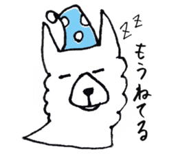 white dog's life- happy- sticker #9360079