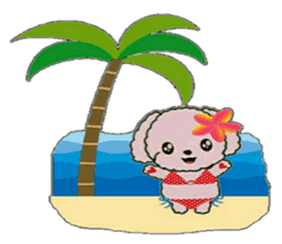 Hula-Dogs Aina and Friends sticker #9360545