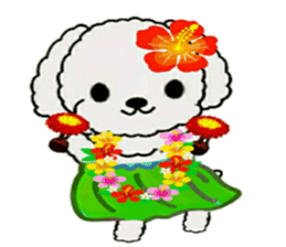 Hula-Dogs Aina and Friends sticker #9360559