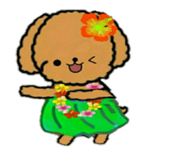 Hula-Dogs Aina and Friends sticker #9360563