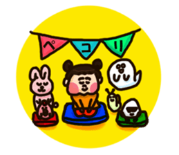 Half Honorific Girl sticker #9360957