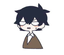 A Round Faced Boy sticker #9361052