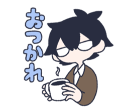 A Round Faced Boy sticker #9361086