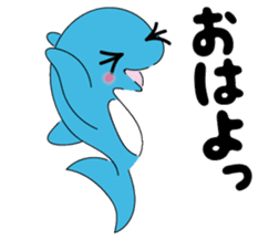 Dolphin Koo-chan<everyday conversation3> sticker #9361616