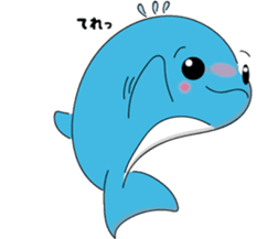 Dolphin Koo-chan<everyday conversation3> sticker #9361632