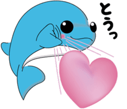 Dolphin Koo-chan<everyday conversation3> sticker #9361633