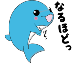 Dolphin Koo-chan<everyday conversation3> sticker #9361634