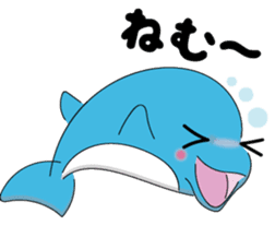 Dolphin Koo-chan<everyday conversation3> sticker #9361636