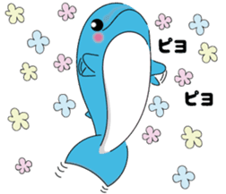 Dolphin Koo-chan<everyday conversation3> sticker #9361639