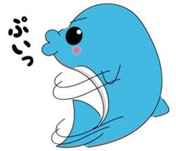Dolphin Koo-chan<everyday conversation3> sticker #9361640